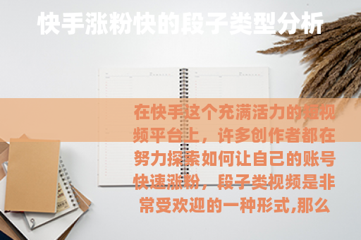 快手涨粉快的段子类型分析