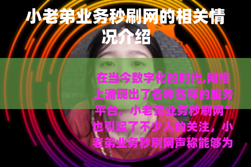 小老弟业务秒刷网的相关情况介绍