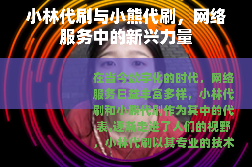 小林代刷与小熊代刷，网络服务中的新兴力量