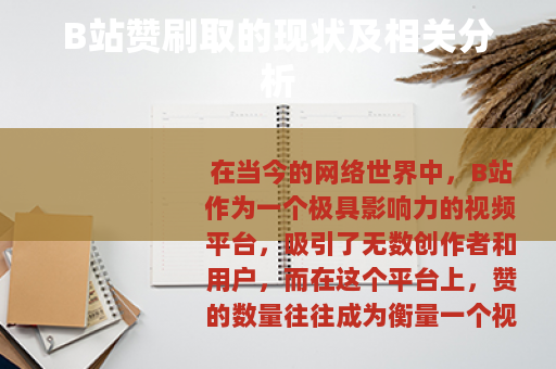 B站赞刷取的现状及相关分析