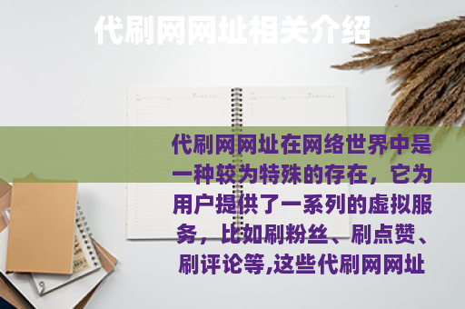 代刷网网址相关介绍