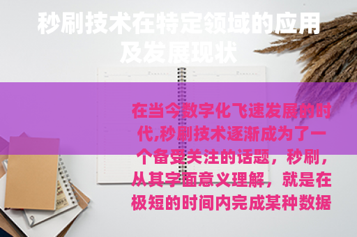 秒刷技术在特定领域的应用及发展现状