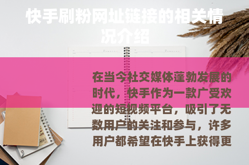 快手刷粉网址链接的相关情况介绍