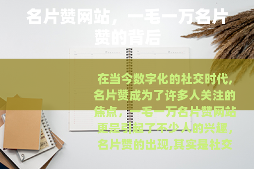 名片赞网站，一毛一万名片赞的背后