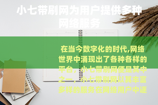 小七带刷网为用户提供多种网络服务