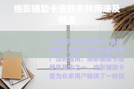 绝影辅助卡密的多种用途及特点