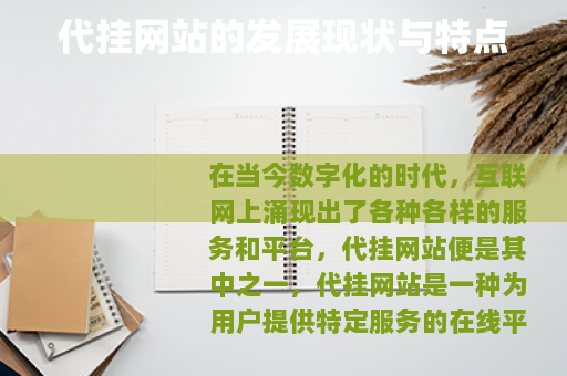 代挂网站的发展现状与特点