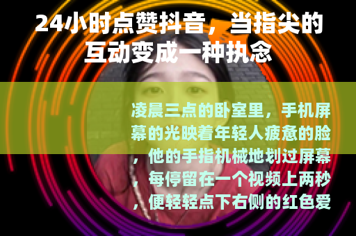 24小时点赞抖音，当指尖的互动变成一种执念