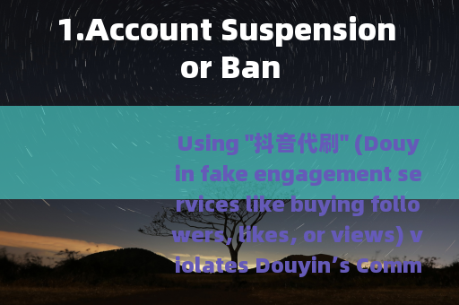 1.Account Suspension or Ban