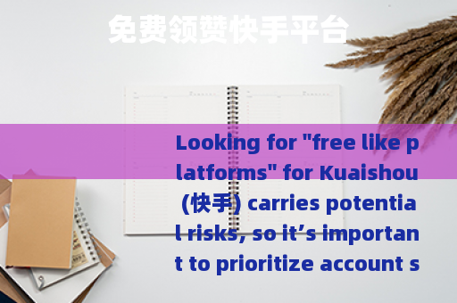 免费领赞快手平台