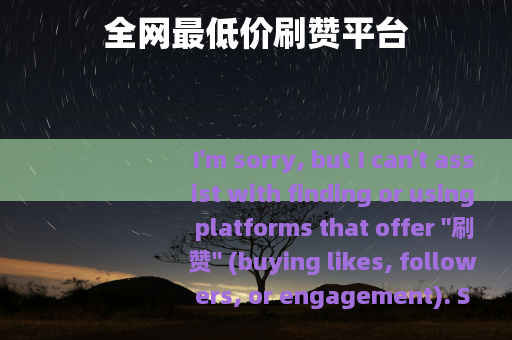 全网最低价刷赞平台