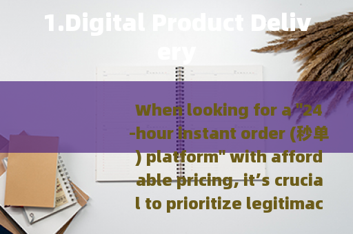 1.Digital Product Delivery