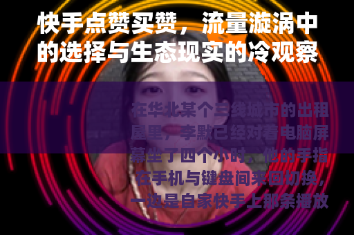 快手点赞买赞，流量漩涡中的选择与生态现实的冷观察